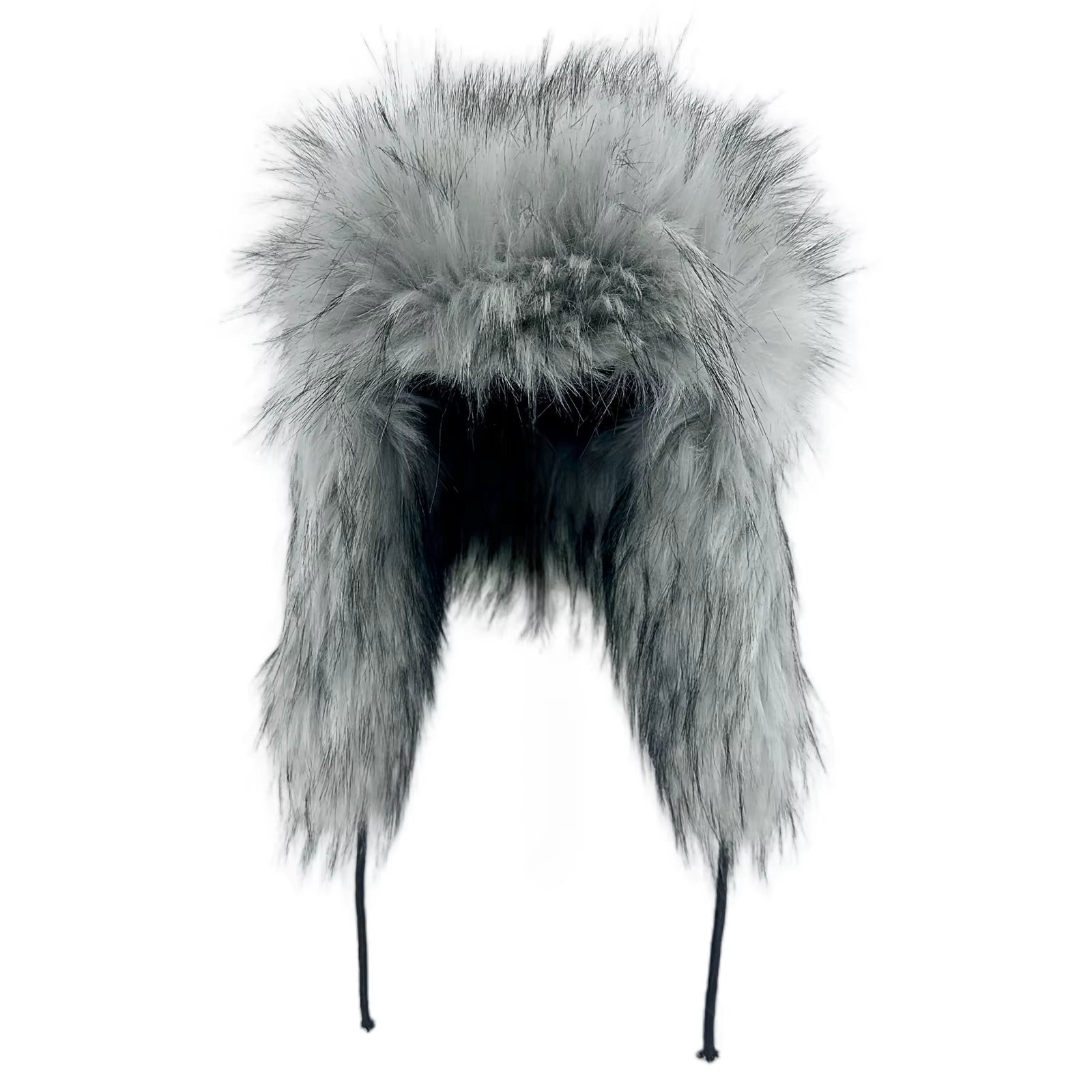 Fashion Fluffy Popular Russian Female round Cap Faux Fur Hats Winter Hats for Women Faux Raccoon Fur Beanies Faxu Fox Bomber Hat